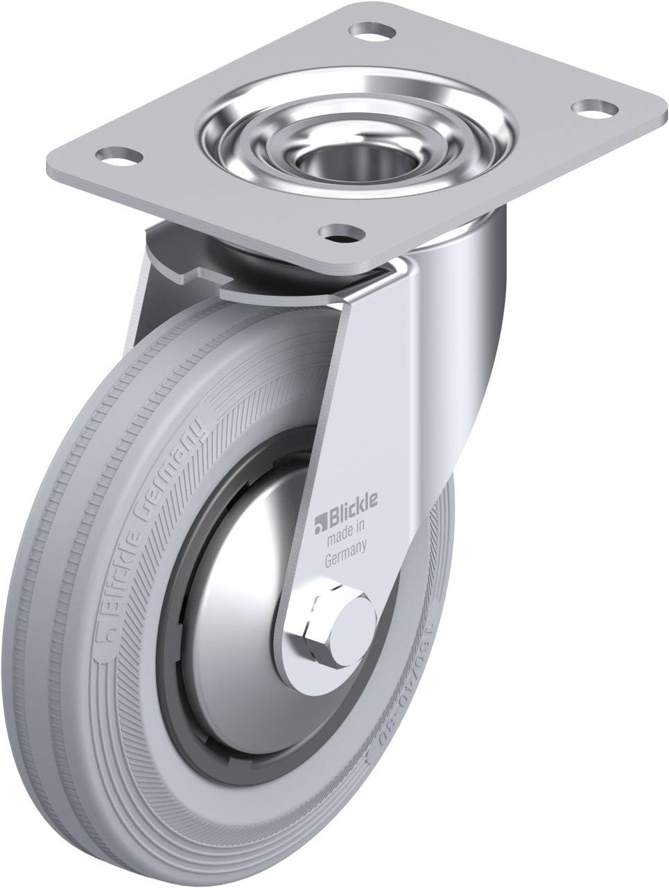 Blickle 747098 LE-VPP 160G-SG-FA Beálló görgő KerékØ: 160 mm Teherbírás (max.): 135 kg 1 db