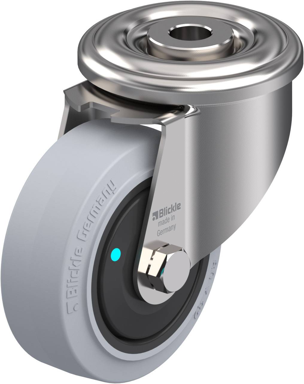 Blickle 754510 LEXR-POEV 80KFD-SG Beálló görgő KerékØ: 80 mm Teherbírás (max.): 140 kg 1 db