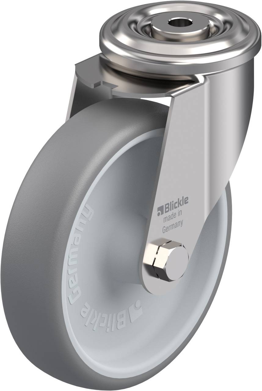 Blickle 754537 LEXR-TPA 160G Beálló görgő KerékØ: 160 mm Teherbírás (max.): 200 kg 1 db