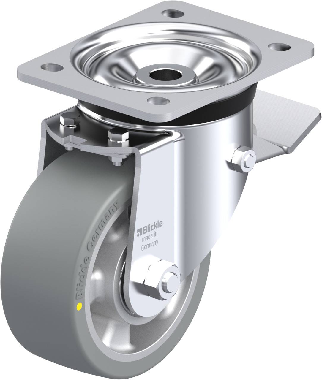 Blickle 756854 LK-ALTH 127K-ST-AS Forgóvillás görgő, rögzítővel KerékØ: 125 mm Teherbírás (max.): 600 kg 1 db