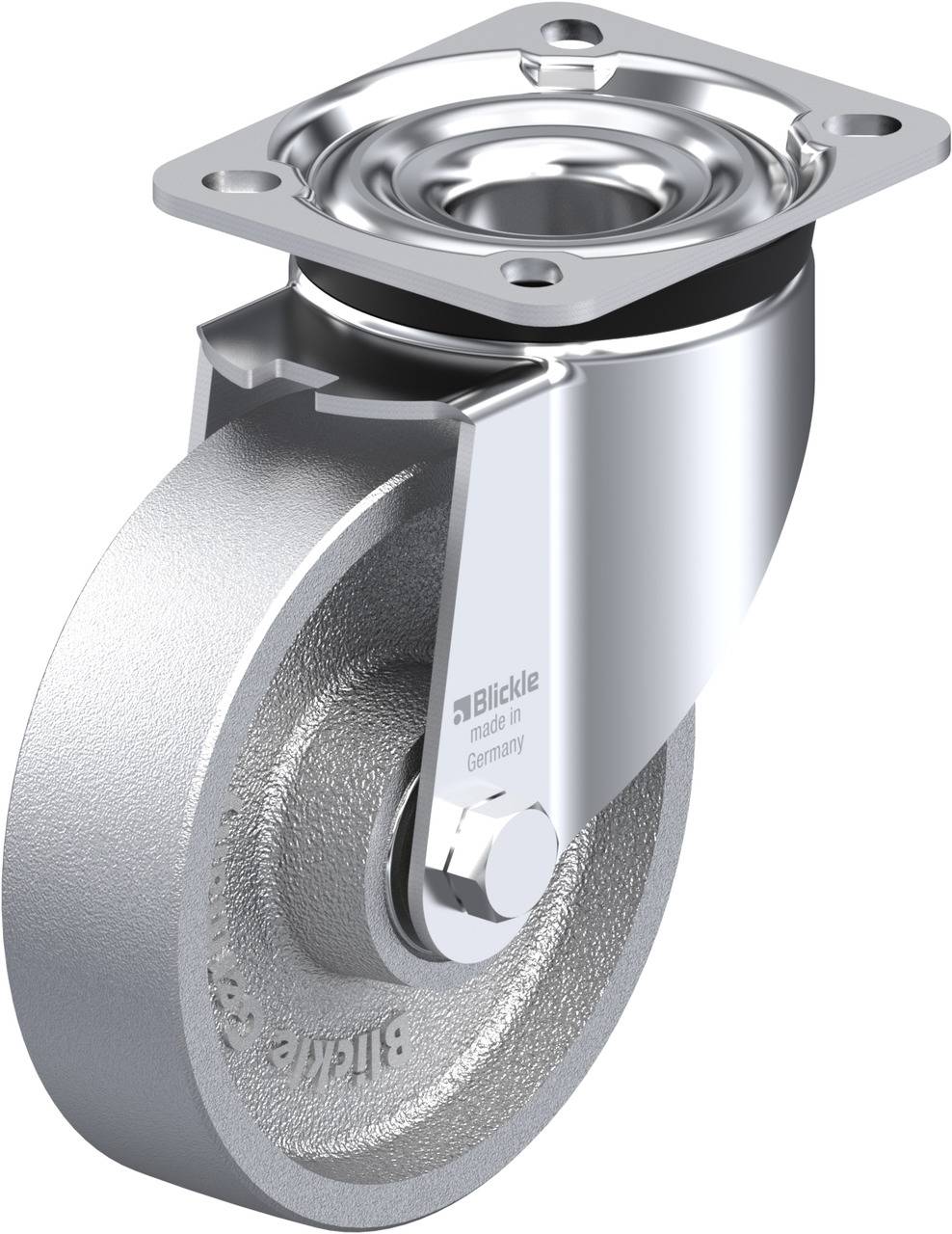 Blickle 754788 LK-G 125K-1 Beálló görgő KerékØ: 125 mm Teherbírás (max.): 350 kg 1 db