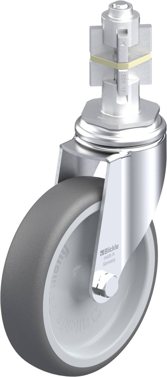 Blickle 848859 LKRA-PATH 126G-11-E17 Beálló görgő KerékØ: 125 mm Teherbírás (max.): 120 kg 1 db