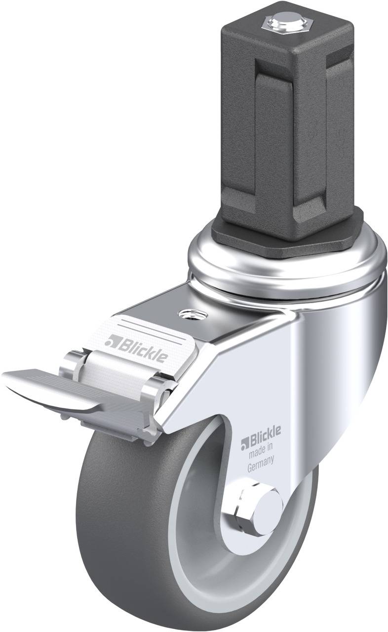 Blickle 848690 LKRA-PATH 80G-11-FI-EV15 Forgóvillás görgő, rögzítővel KerékØ: 80 mm Teherbírás (max.): 120 kg 1 db