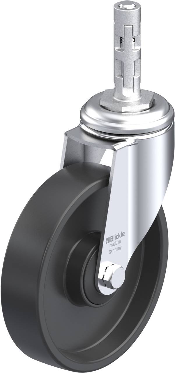 Blickle 750610 LKRA-POA 125K-11-E11 Roulette pivotante Diamètre de la roue: 125 mm Capacité de charge (max.): 120 kg 1 pc(s)