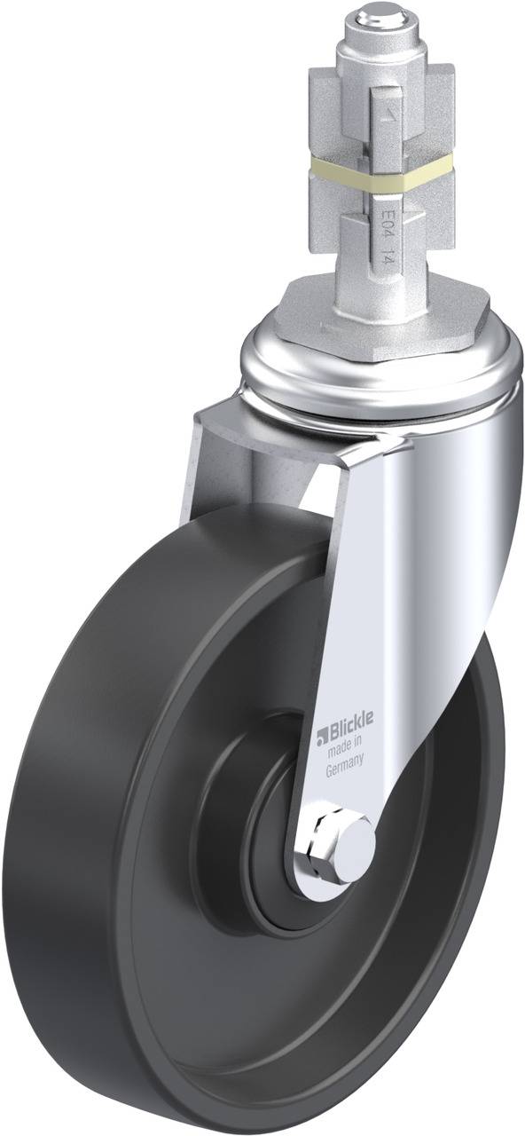 Blickle 739651 LKRA-POA 125K-11-E14 Roulette pivotante Diamètre de la roue: 125 mm Capacité de charge (max.): 120 kg 1 pc(s)
