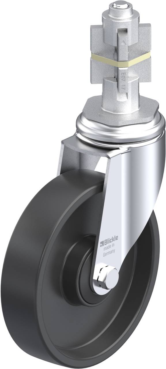Blickle 750612 LKRA-POA 125K-11-E17 Roulette pivotante Diamètre de la roue: 125 mm Capacité de charge (max.): 120 kg 1 pc(s)