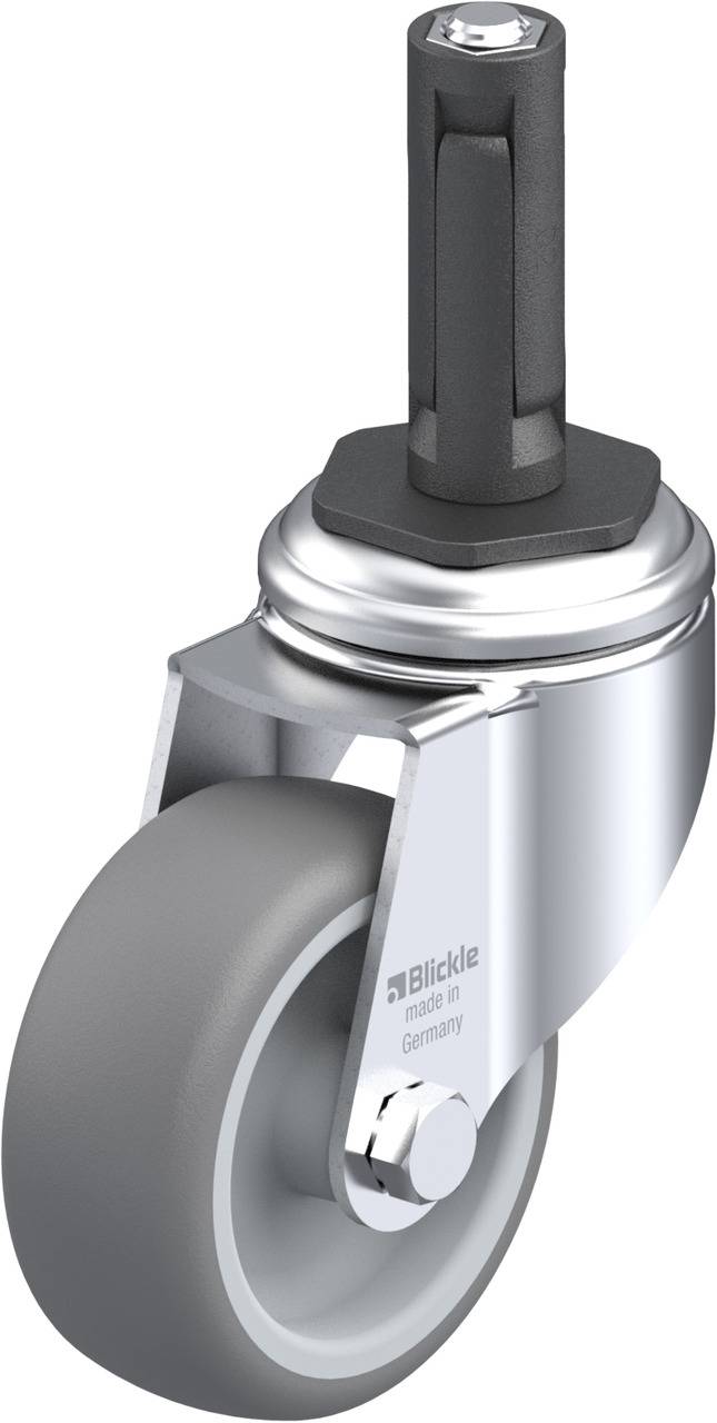 Blickle 847836 LKRA-TPA 80G-11-ER12 Beálló görgő KerékØ: 80 mm Teherbírás (max.): 100 kg 1 db