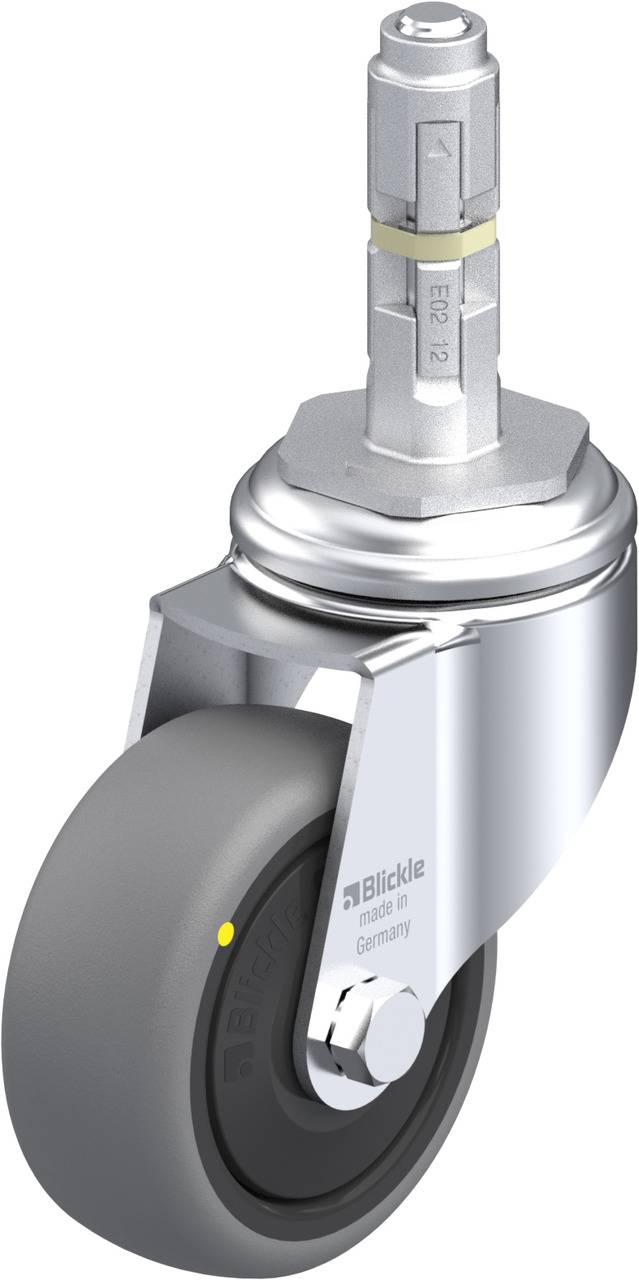 Blickle 750758 LKRA-TPA 80KF-11-ELS-E12 Beálló görgő KerékØ: 80 mm Teherbírás (max.): 65 kg 1 db