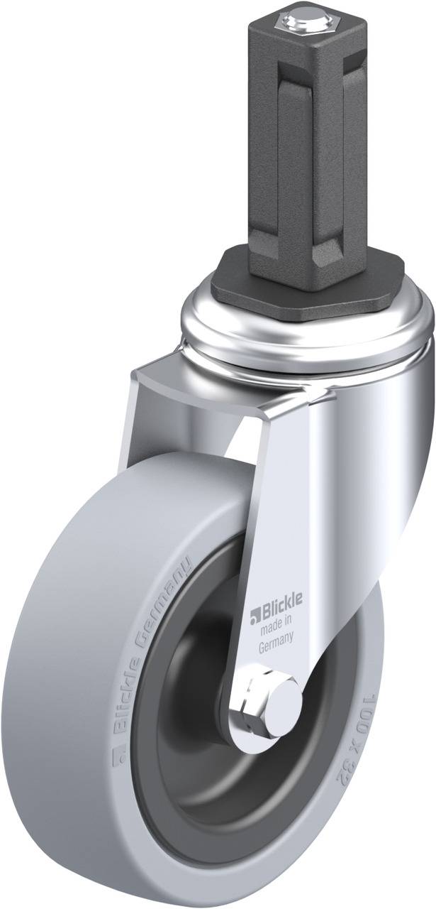 Blickle 848207 LKRA-VPA 101G-11-EV13 Beálló görgő KerékØ: 100 mm Teherbírás (max.): 110 kg 1 db