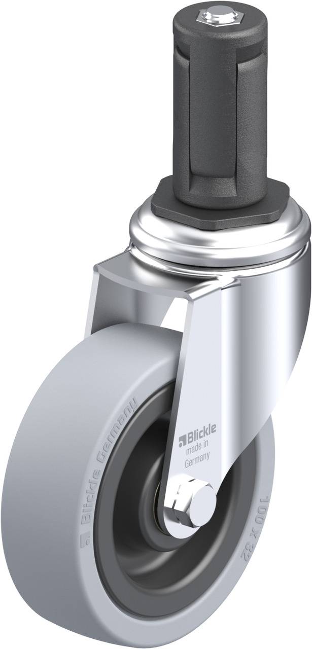 Blickle 848238 LKRA-VPA 101K-11-ER14 Beálló görgő KerékØ: 100 mm Teherbírás (max.): 110 kg 1 db