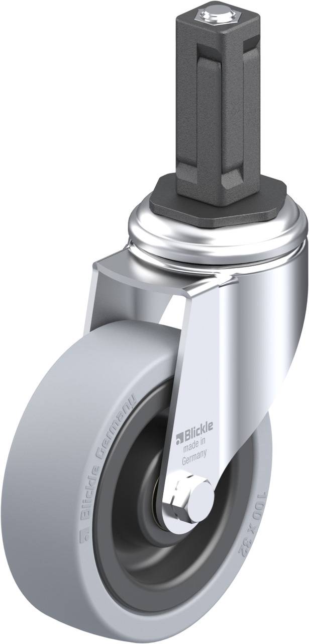 Blickle 848241 LKRA-VPA 101K-11-EV13 Beálló görgő KerékØ: 100 mm Teherbírás (max.): 110 kg 1 db