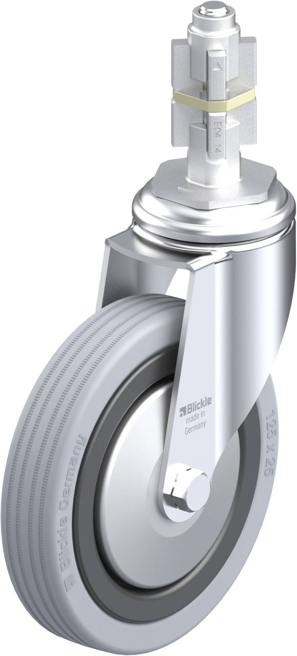 Blickle 750793 LKRA-VPA 125G-11-FA-E15 Beálló görgő KerékØ: 125 mm Teherbírás (max.): 100 kg 1 db