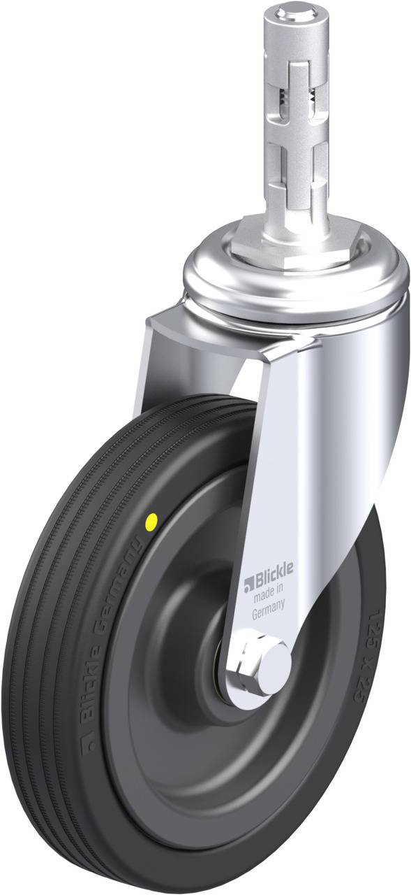 Blickle 750801 LKRA-VPA 125K-11-EL-E11 Beálló görgő KerékØ: 125 mm Teherbírás (max.): 75 kg 1 db