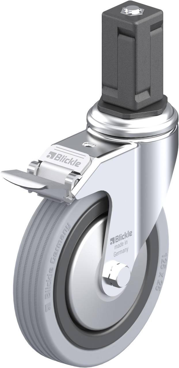 Blickle 848288 LKRA-VPA 125K-11-FI-FA-EV15 Forgóvillás görgő, rögzítővel KerékØ: 125 mm Teherbírás (max.): 100 kg 1 db