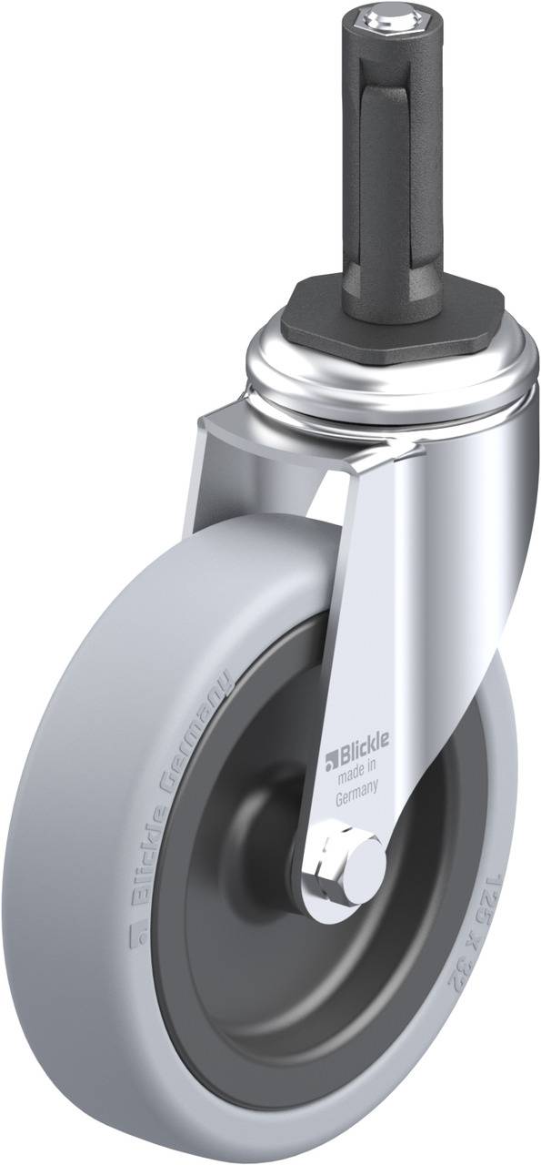 Blickle 848374 LKRA-VPA 126G-11-ER12 Beálló görgő KerékØ: 125 mm Teherbírás (max.): 120 kg 1 db