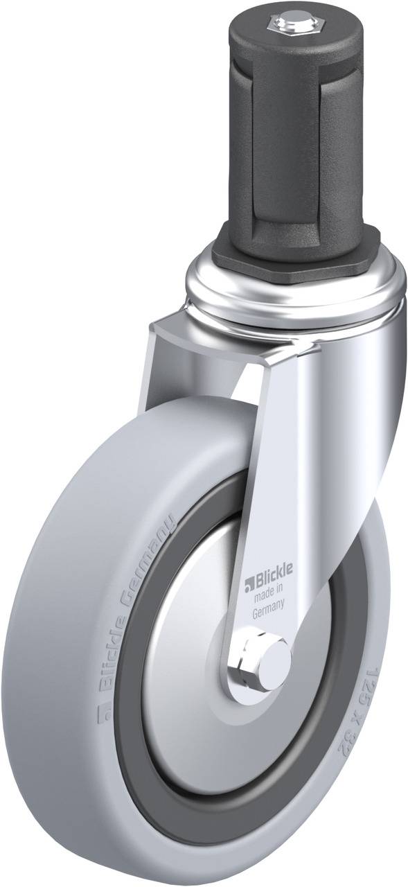 Blickle 848404 LKRA-VPA 126K-11-FA-ER15 Beálló görgő KerékØ: 125 mm Teherbírás (max.): 120 kg 1 db