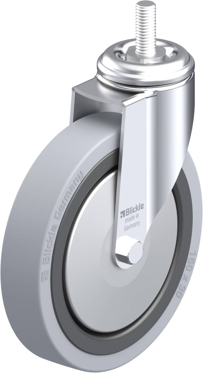 Blickle 750855 LKRA-VPA 150G-FA-GS12 Beálló görgő KerékØ: 150 mm Teherbírás (max.): 110 kg 1 db