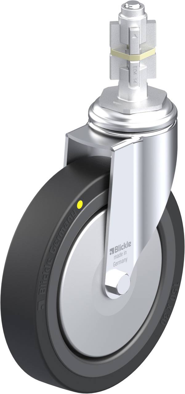 Blickle 750859 LKRA-VPA 150K-11-EL-FA-E14 Beálló görgő KerékØ: 150 mm Teherbírás (max.): 100 kg 1 db