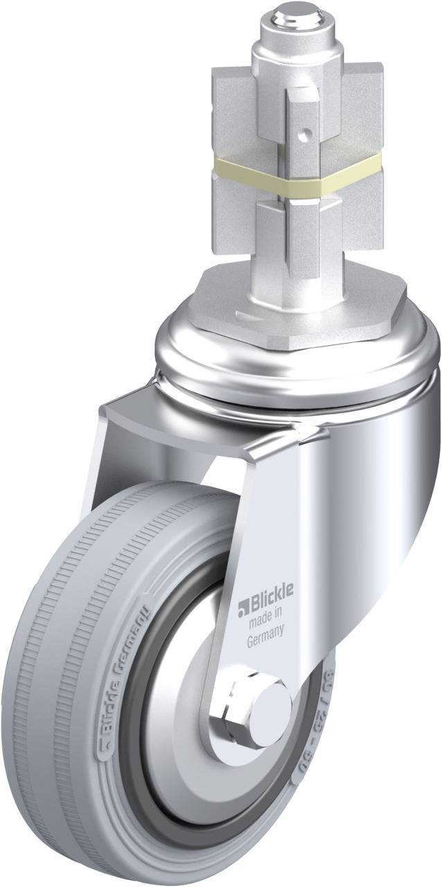 Blickle 750883 LKRA-VPA 80G-11-FA-E15 Beálló görgő KerékØ: 80 mm Teherbírás (max.): 80 kg 1 db