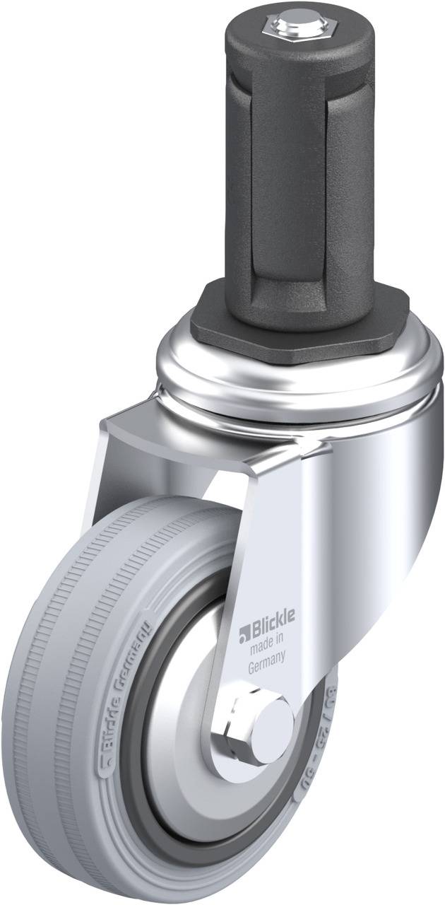 Blickle 848083 LKRA-VPA 80G-11-FA-ER14 Beálló görgő KerékØ: 80 mm Teherbírás (max.): 80 kg 1 db