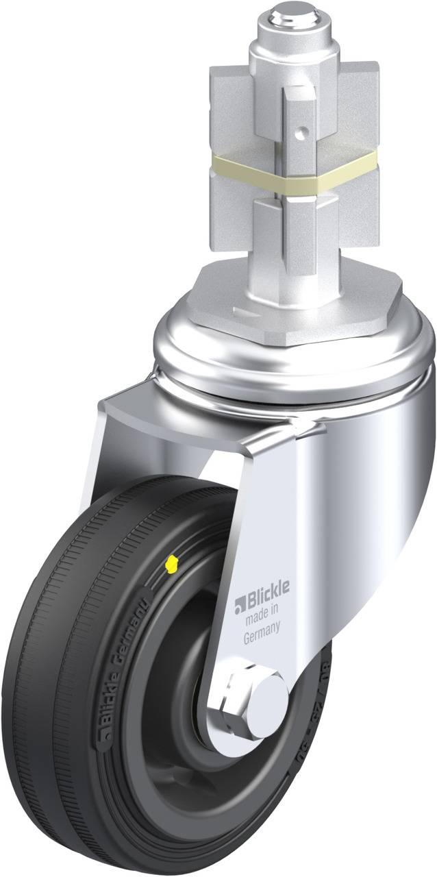 Blickle 750894 LKRA-VPA 80K-11-EL-E15 Beálló görgő KerékØ: 80 mm Teherbírás (max.): 60 kg 1 db