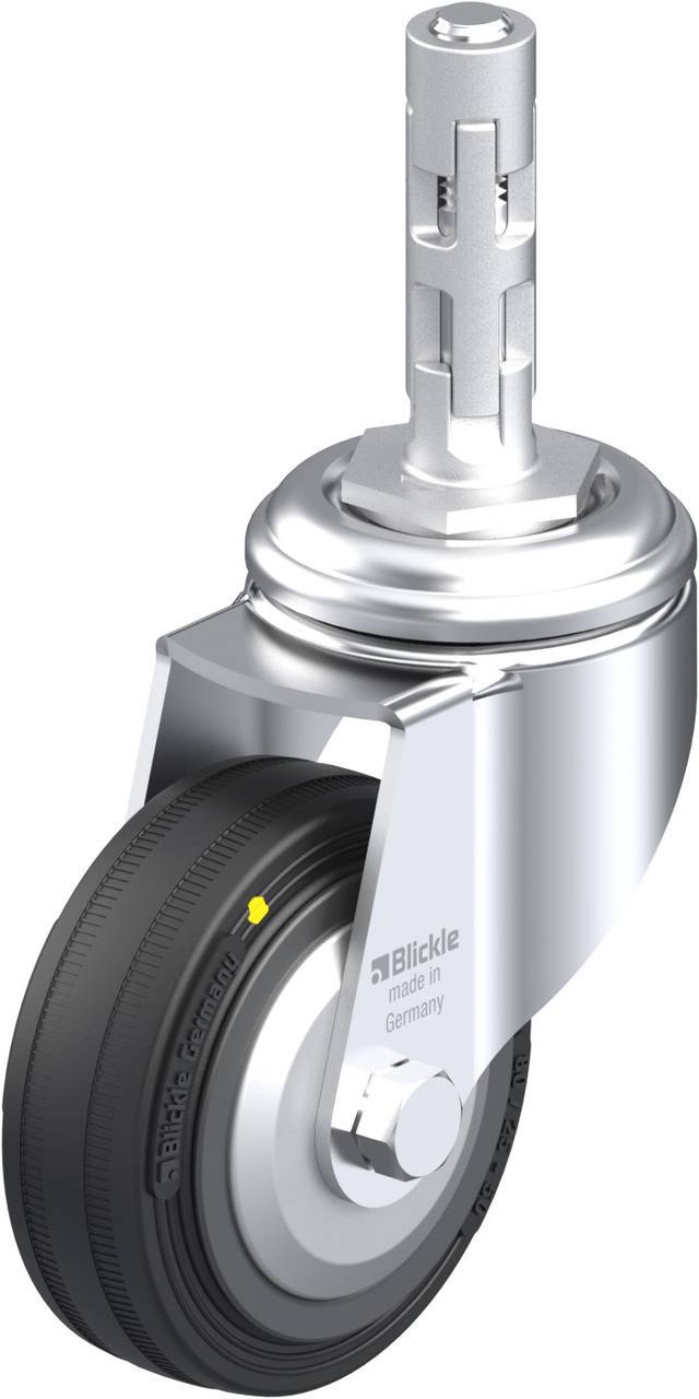 Blickle 750897 LKRA-VPA 80K-11-EL-FA-E11 Beálló görgő KerékØ: 80 mm Teherbírás (max.): 60 kg 1 db