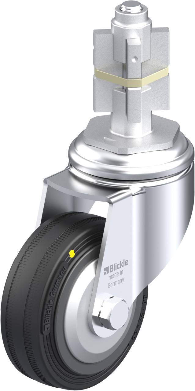 Blickle 750901 LKRA-VPA 80K-11-EL-FA-E15 Beálló görgő KerékØ: 80 mm Teherbírás (max.): 60 kg 1 db