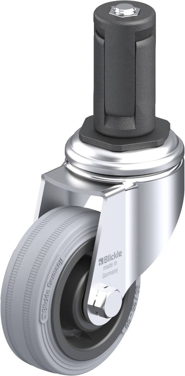 Blickle 848135 LKRA-VPA 80K-11-ER14 Beálló görgő KerékØ: 80 mm Teherbírás (max.): 80 kg 1 db