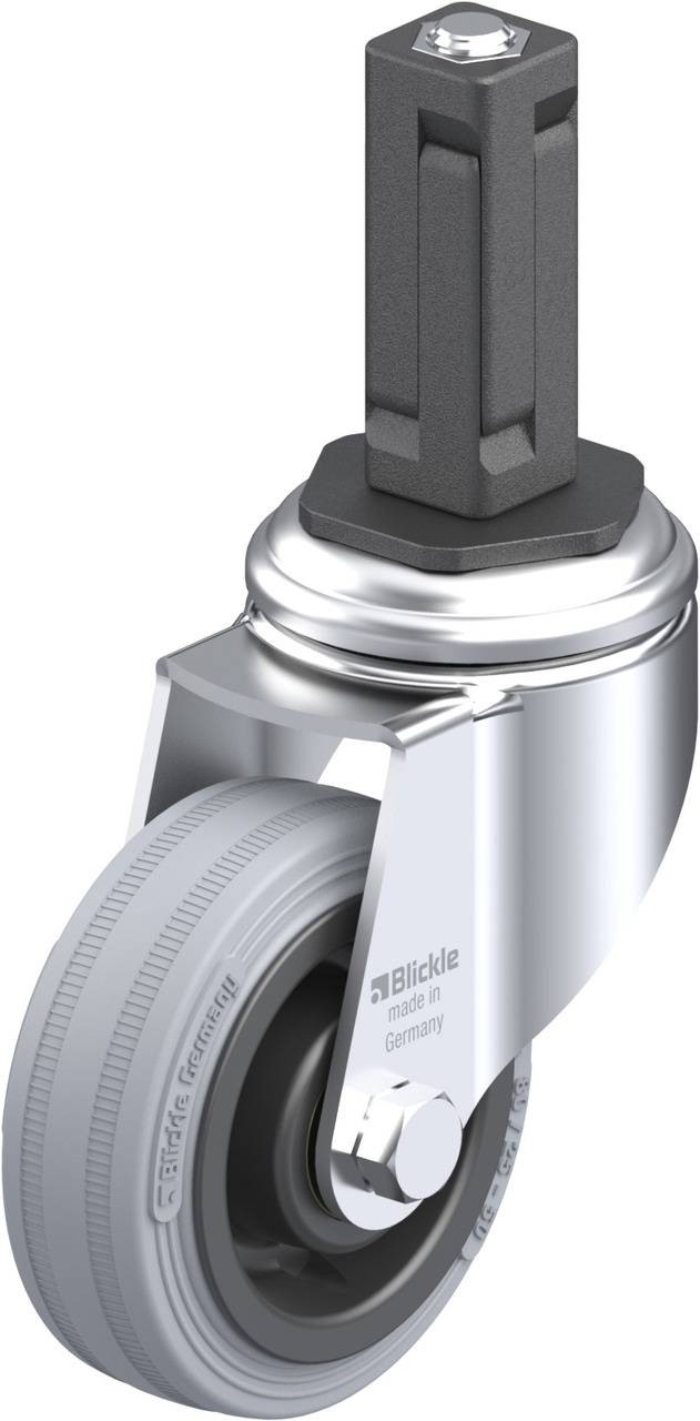 Blickle 848138 LKRA-VPA 80K-11-EV13 Beálló görgő KerékØ: 80 mm Teherbírás (max.): 80 kg 1 db