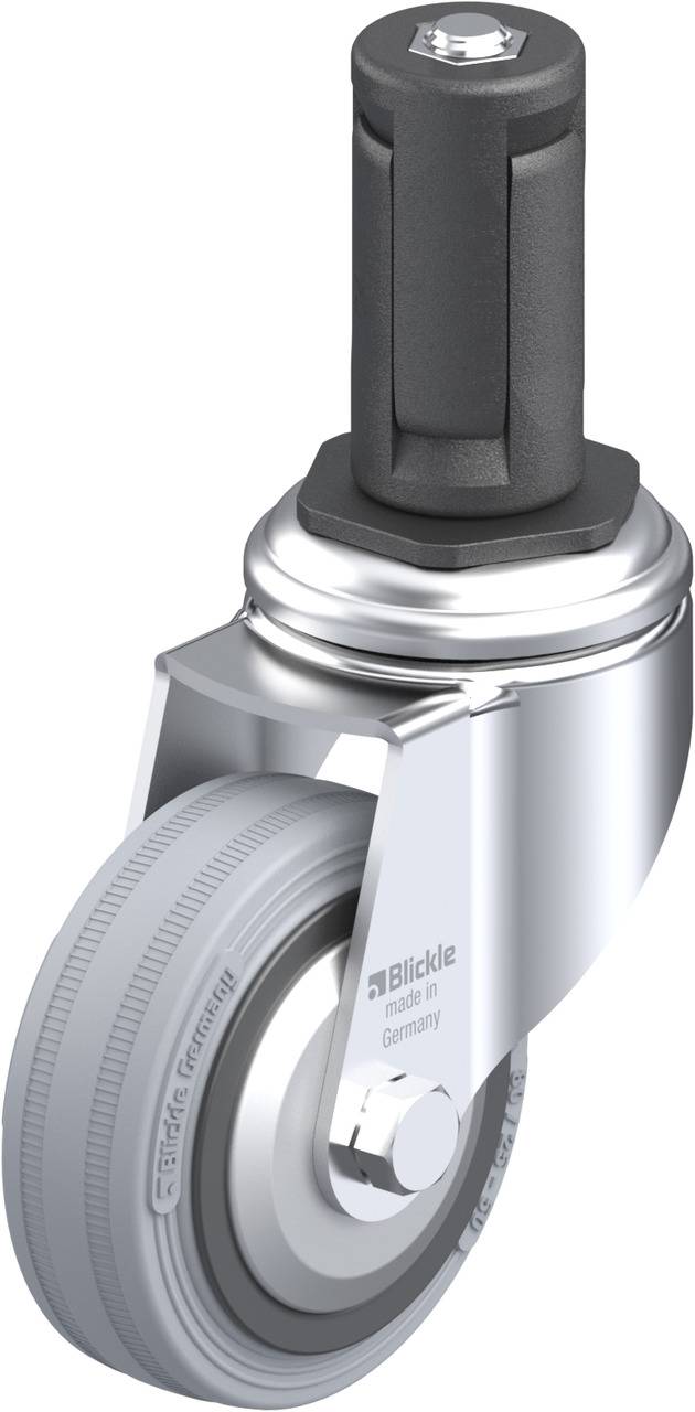Blickle 848126 LKRA-VPA 80K-11-FA-ER14 Beálló görgő KerékØ: 80 mm Teherbírás (max.): 80 kg 1 db