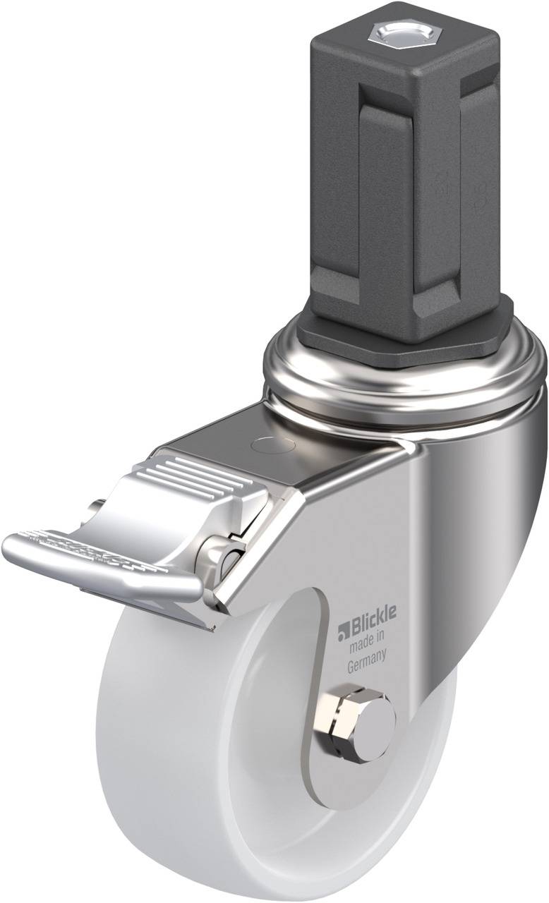 Blickle 853536 LKRXA-PO 80G-11-FI-EXV15 Forgóvillás görgő, rögzítővel KerékØ: 80 mm Teherbírás (max.): 120 kg 1 db