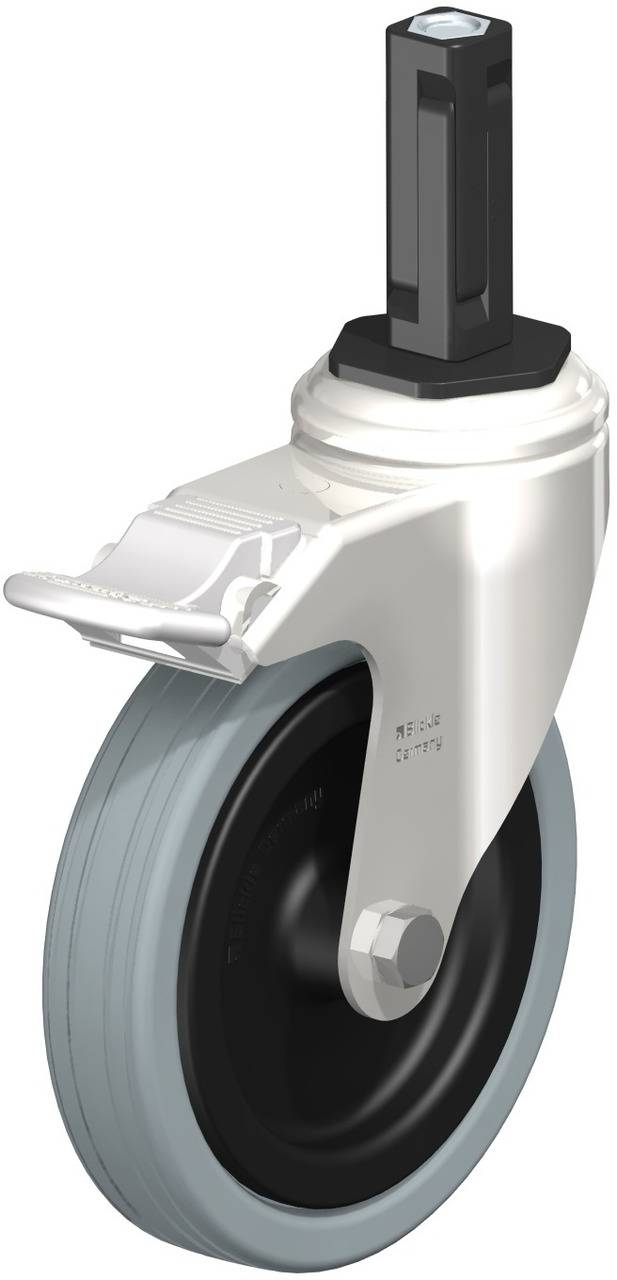 Blickle 853278 LKRXA-VPA 125G-11-FI-EXV12 Forgóvillás görgő, rögzítővel KerékØ: 125 mm Teherbírás (max.): 100 kg 1 db