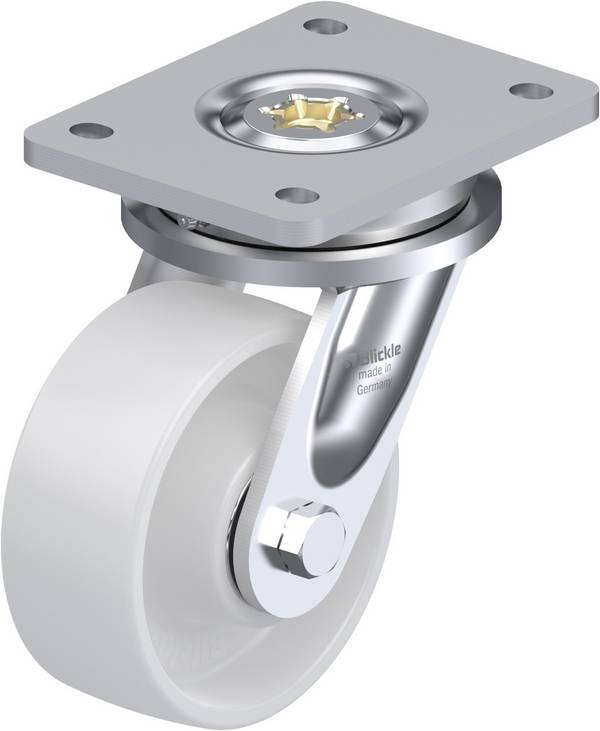Blickle 760111 LO-PO 127K Beálló görgő KerékØ: 125 mm Teherbírás (max.): 400 kg 1 db