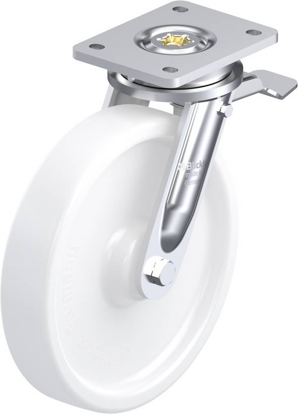 Blickle 754948 LO-SPO 251G-ST Forgóvillás görgő, rögzítővel KerékØ: 250 mm Teherbírás (max.): 1200 kg 1 db