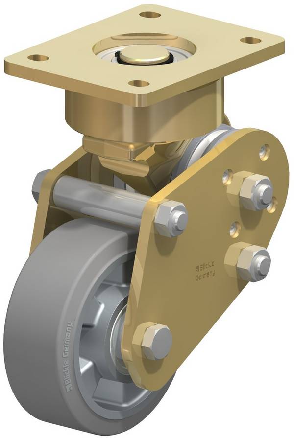 Blickle 853732 LPFE-ALEV 127K-SG Forgó kerék, rugós KerékØ: 125 mm Teherbírás (max.): 300 kg 1 db