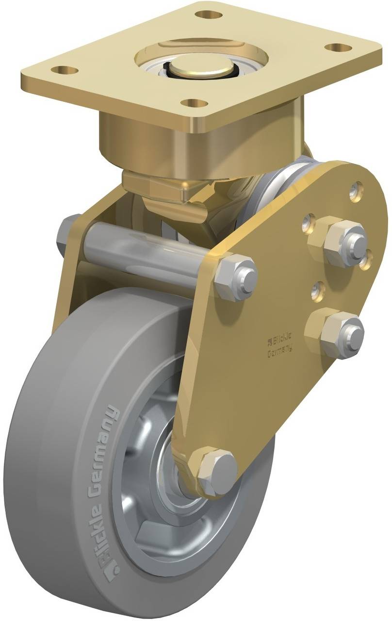 Blickle 853733 LPFE-ALEV 150K-SG Forgó kerék, rugós KerékØ: 150 mm Teherbírás (max.): 400 kg 1 db