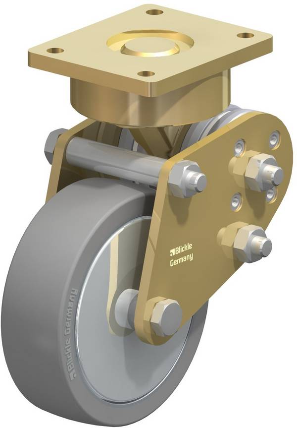 Blickle 853749 LPFE-ALTH 125K-AS-FA Forgó kerék, rugós KerékØ: 125 mm Teherbírás (max.): 350 kg 1 db