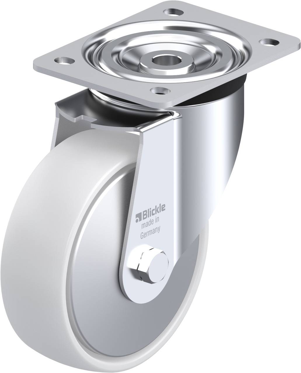 Blickle 739197 L-PO 150XR-FA Beálló görgő KerékØ: 150 mm Teherbírás (max.): 400 kg 1 db