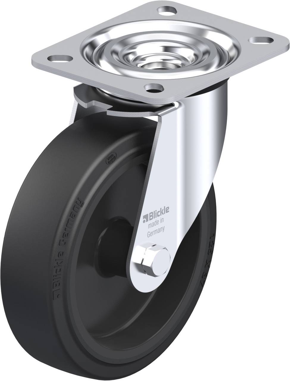 Blickle 453415 L-POEV 125G Beálló görgő KerékØ: 125 mm Teherbírás (max.): 250 kg 1 db