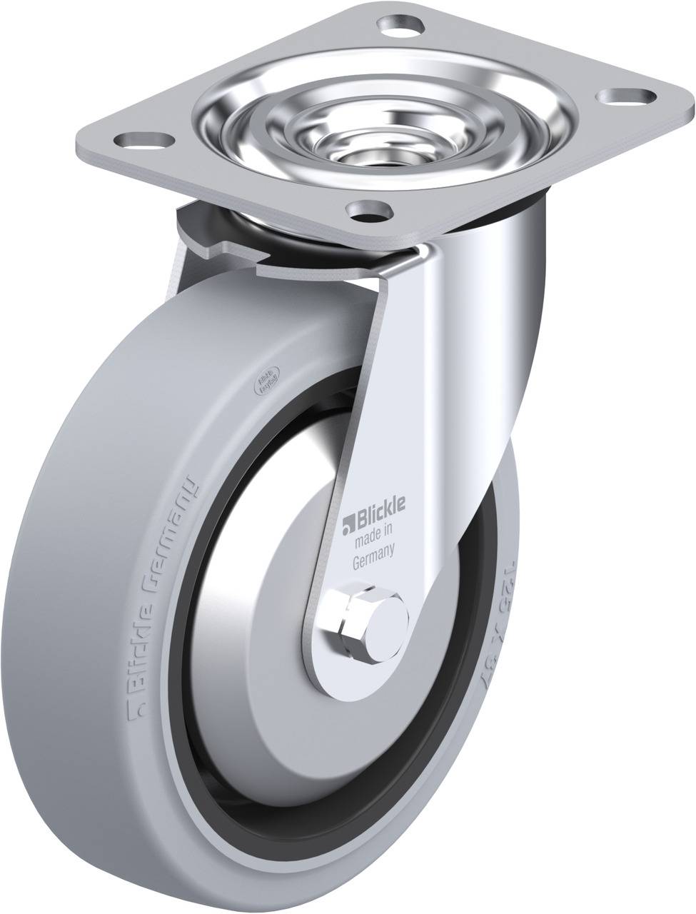 Blickle 433680 L-POEV 125R-SG-FA Beálló görgő KerékØ: 125 mm Teherbírás (max.): 250 kg 1 db