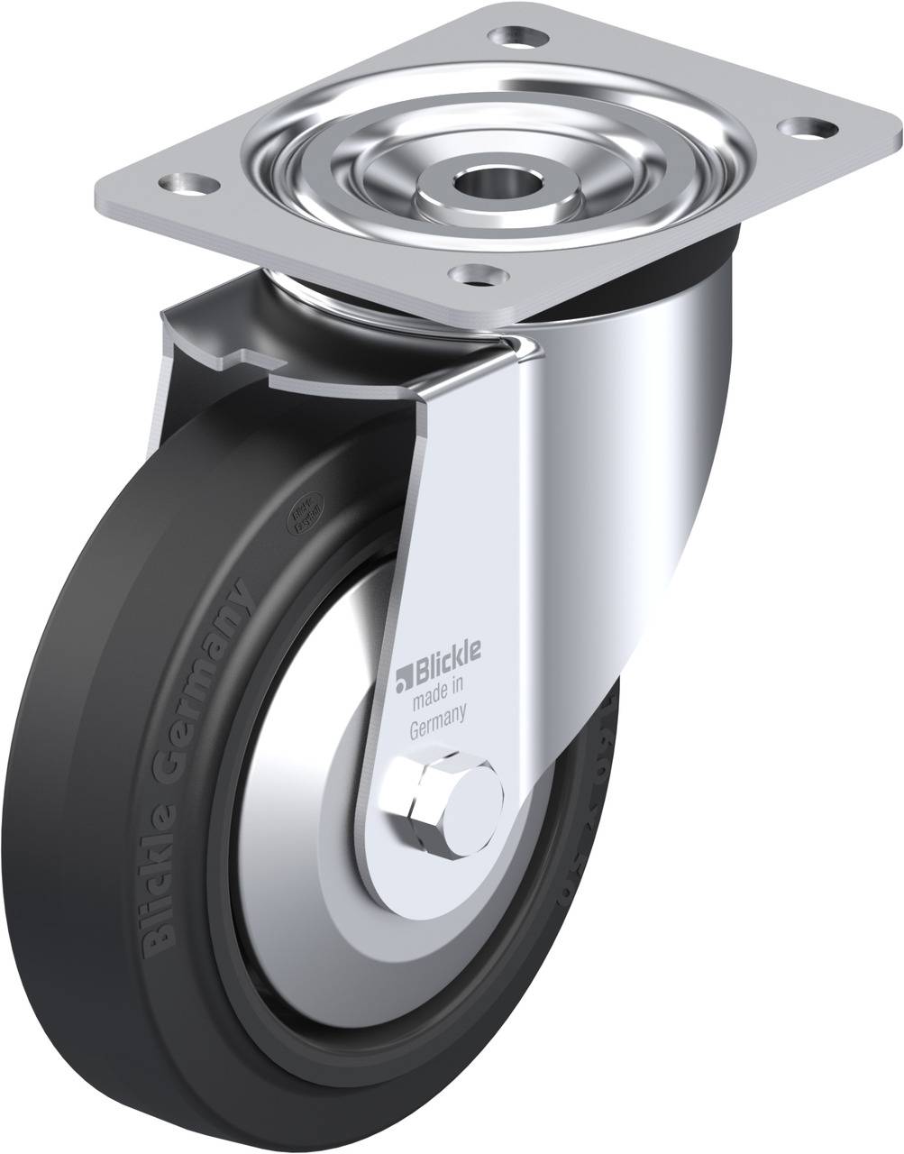 Blickle 850629 L-POEV 160XR-FA Beálló görgő KerékØ: 160 mm Teherbírás (max.): 400 kg 1 db