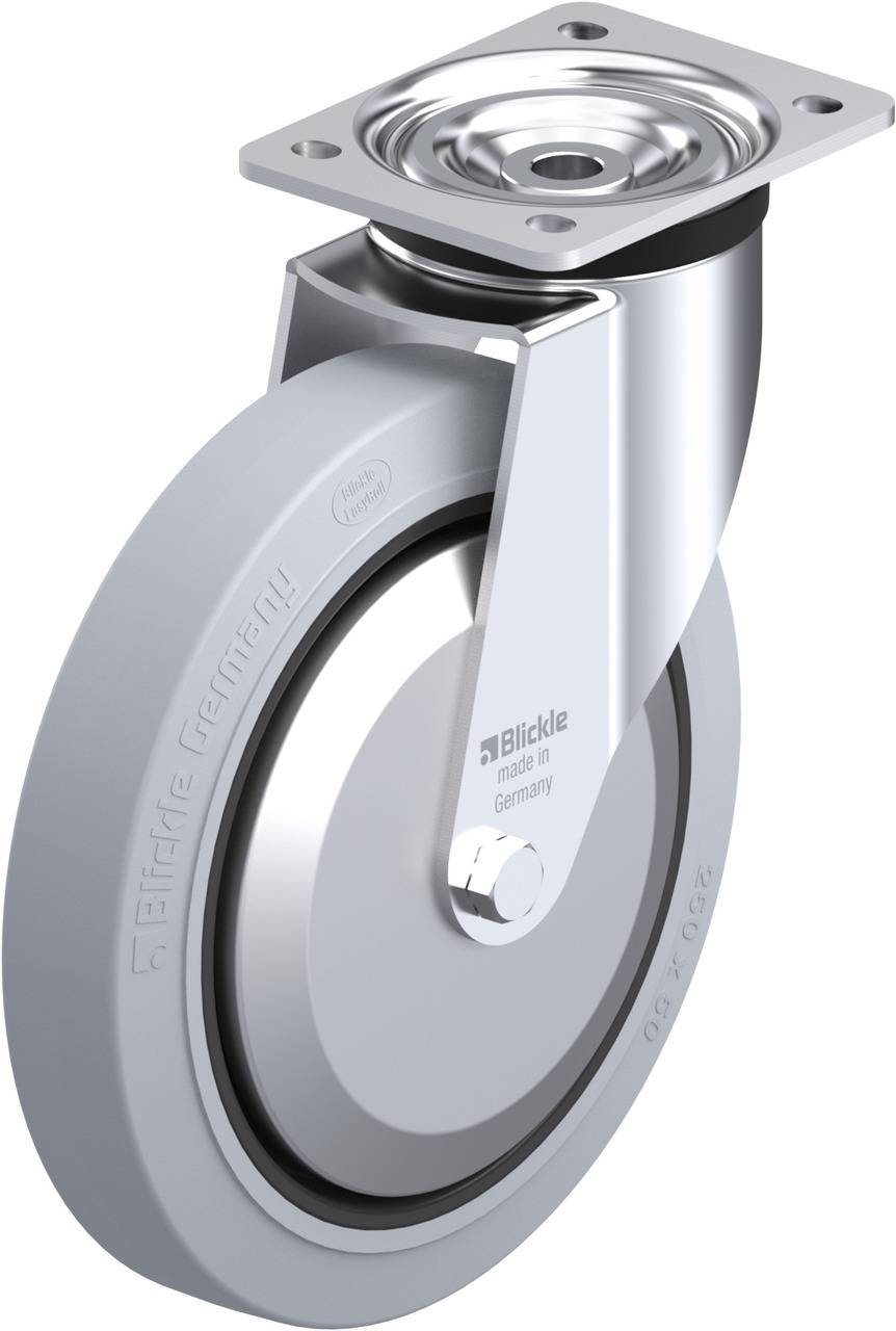 Blickle 850810 L-POEV 250K-3-SG-FA Beálló görgő KerékØ: 250 mm Teherbírás (max.): 500 kg 1 db