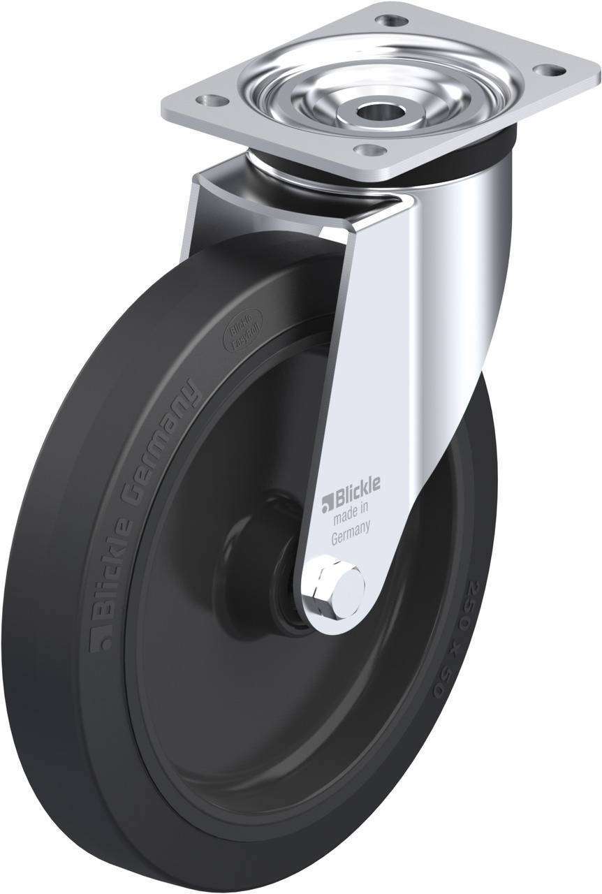 Blickle 850803 L-POEV 250XR-3 Beálló görgő KerékØ: 250 mm Teherbírás (max.): 500 kg 1 db