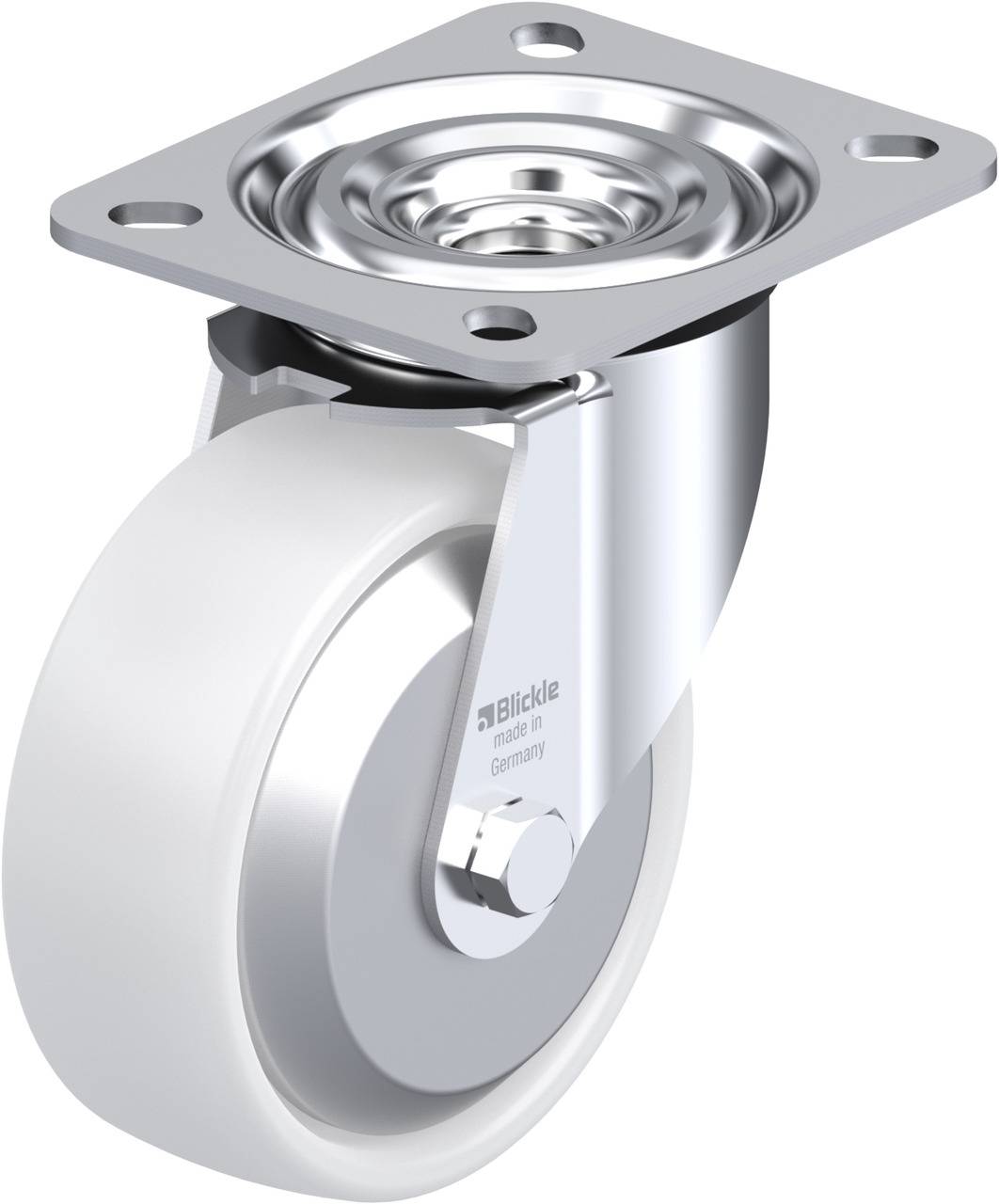 Blickle 762786 L-PPN 100R-FA Beálló görgő KerékØ: 100 mm Teherbírás (max.): 160 kg 1 db