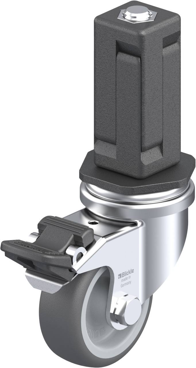 Blickle 848518 LRA-PATH 50G-FI-EV04 Forgóvillás görgő, rögzítővel KerékØ: 50 mm Teherbírás (max.): 75 kg 1 db