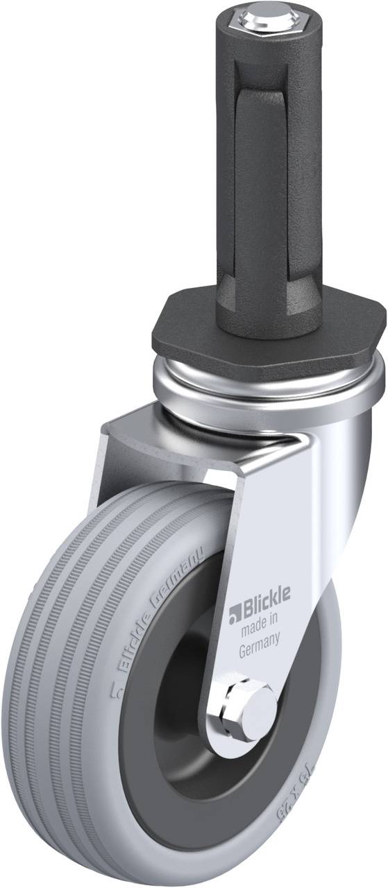 Blickle 848016 LRA-VPA 75G-ER02 Beálló görgő KerékØ: 75 mm Teherbírás (max.): 60 kg 1 db