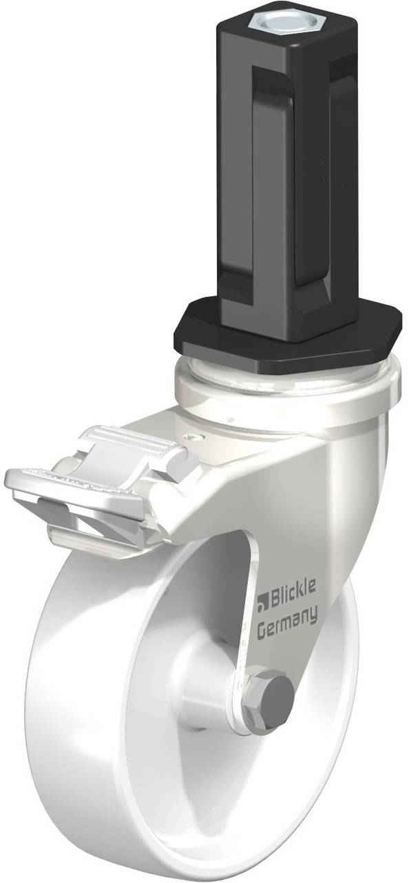Blickle 856472 LRXA-PO 76G-FI-EXV03 Forgóvillás görgő, rögzítővel KerékØ: 75 mm Teherbírás (max.): 75 kg 1 db
