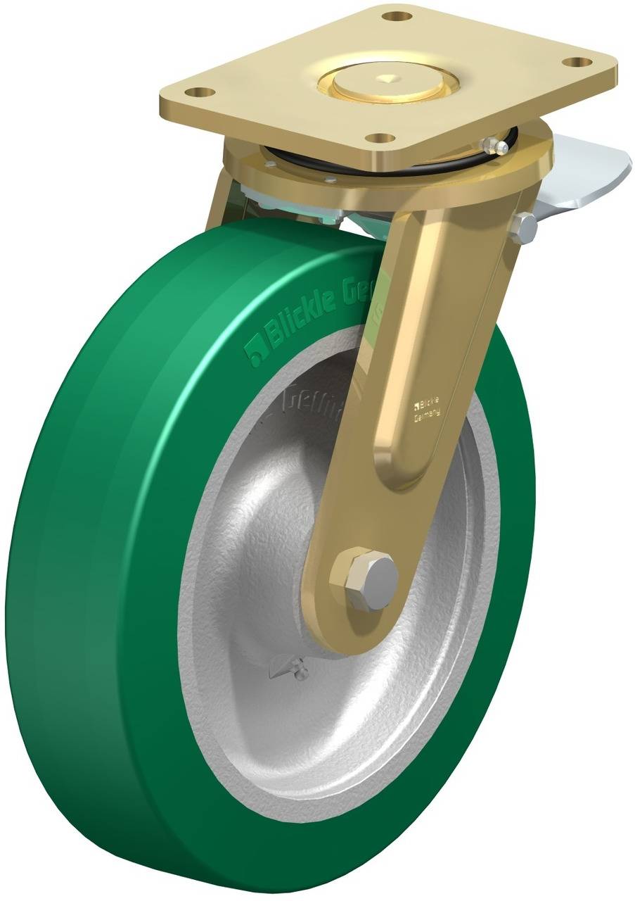 Blickle 755054 LS-GST 302K-ST Forgóvillás görgő, rögzítővel KerékØ: 300 mm Teherbírás (max.): 1800 kg 1 db