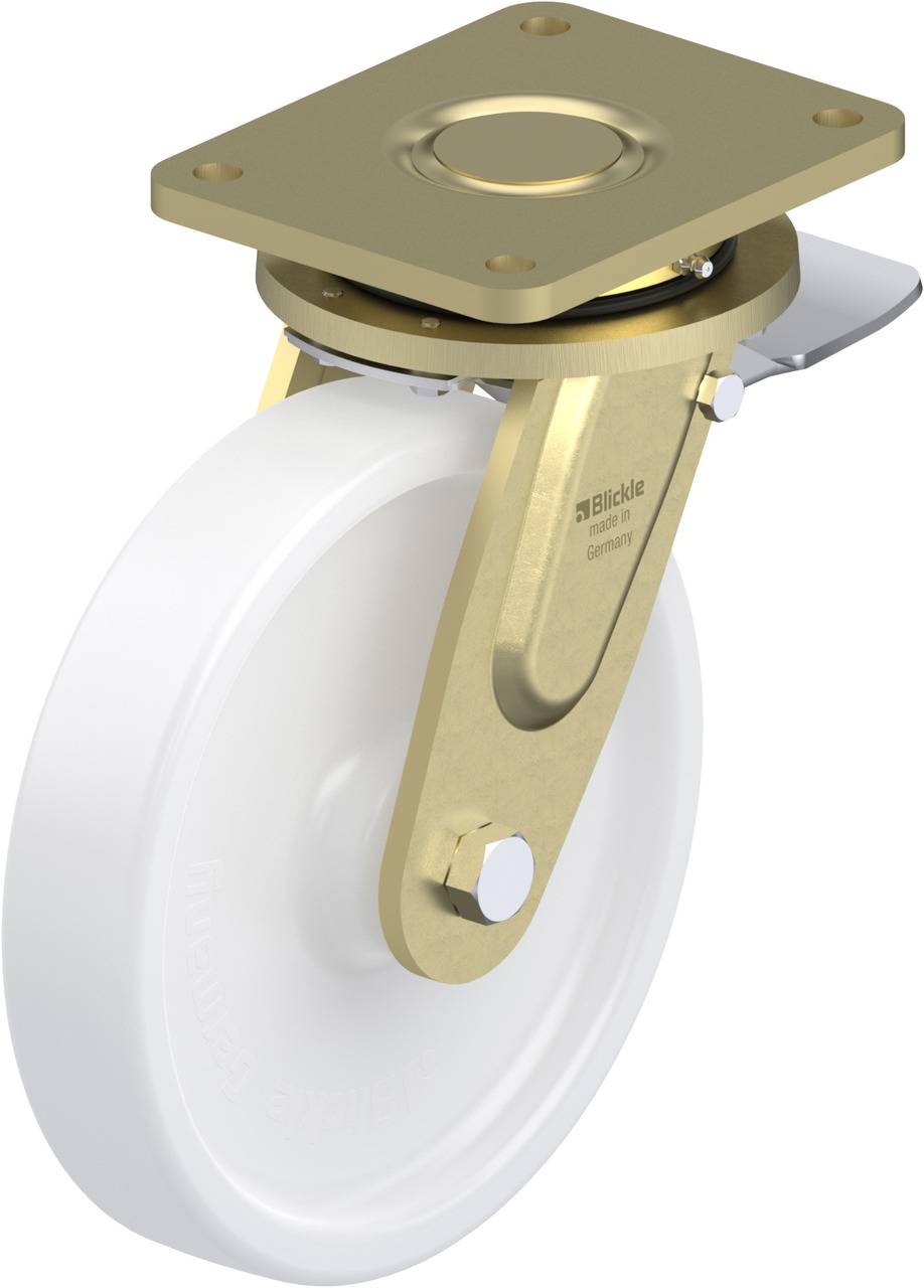 Blickle 755062 LS-SPO 251G-ST Forgóvillás görgő, rögzítővel KerékØ: 250 mm Teherbírás (max.): 1500 kg 1 db
