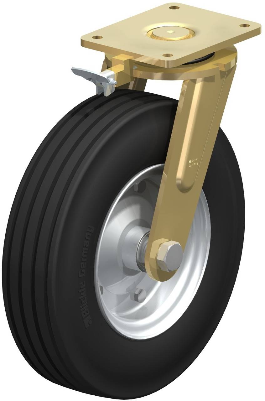 Blickle 852144 LS-VLE 405K-RI4 Forgóvillás görgő, rögzítővel KerékØ: 405 mm Teherbírás (max.): 950 kg 1 db